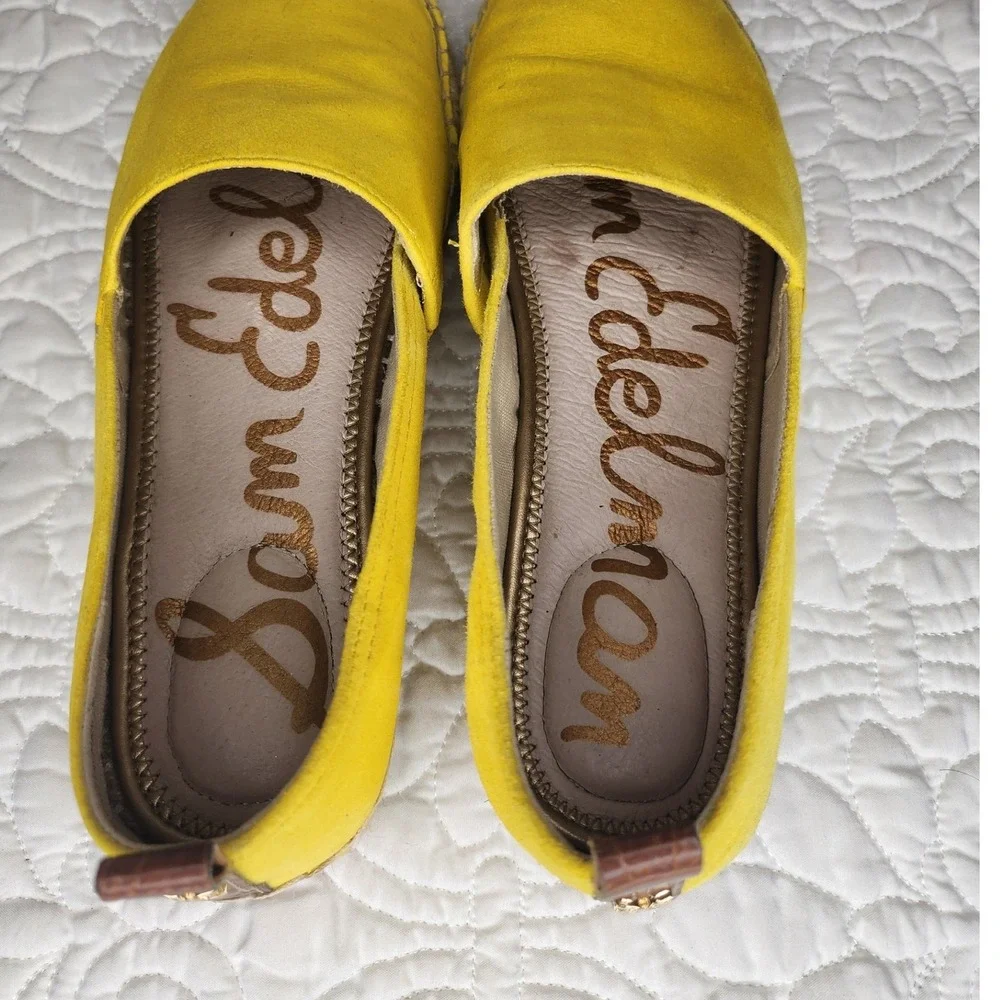 Sam Edelman Womans Yellow Espadrilles Women's‎ Shoes Size 7